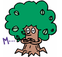 イラスト:考える樹木