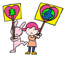 イラスト:森林を守ろう