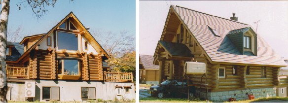 写真:ログハウス