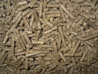 試験製造した混合ペレット 試験製造した混合ペレット