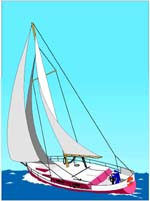 ヨットイラスト