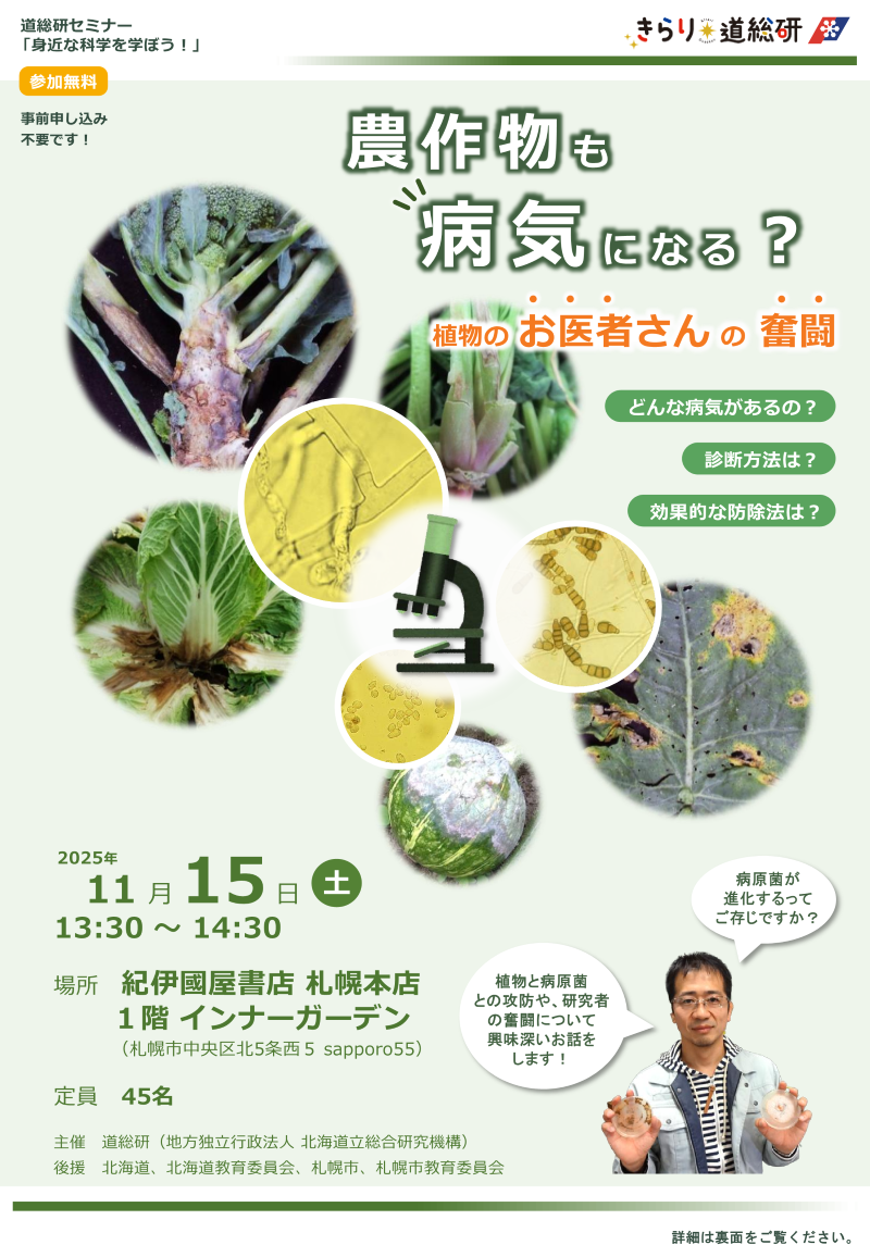 道総研セミナー（11月15日）ちらし