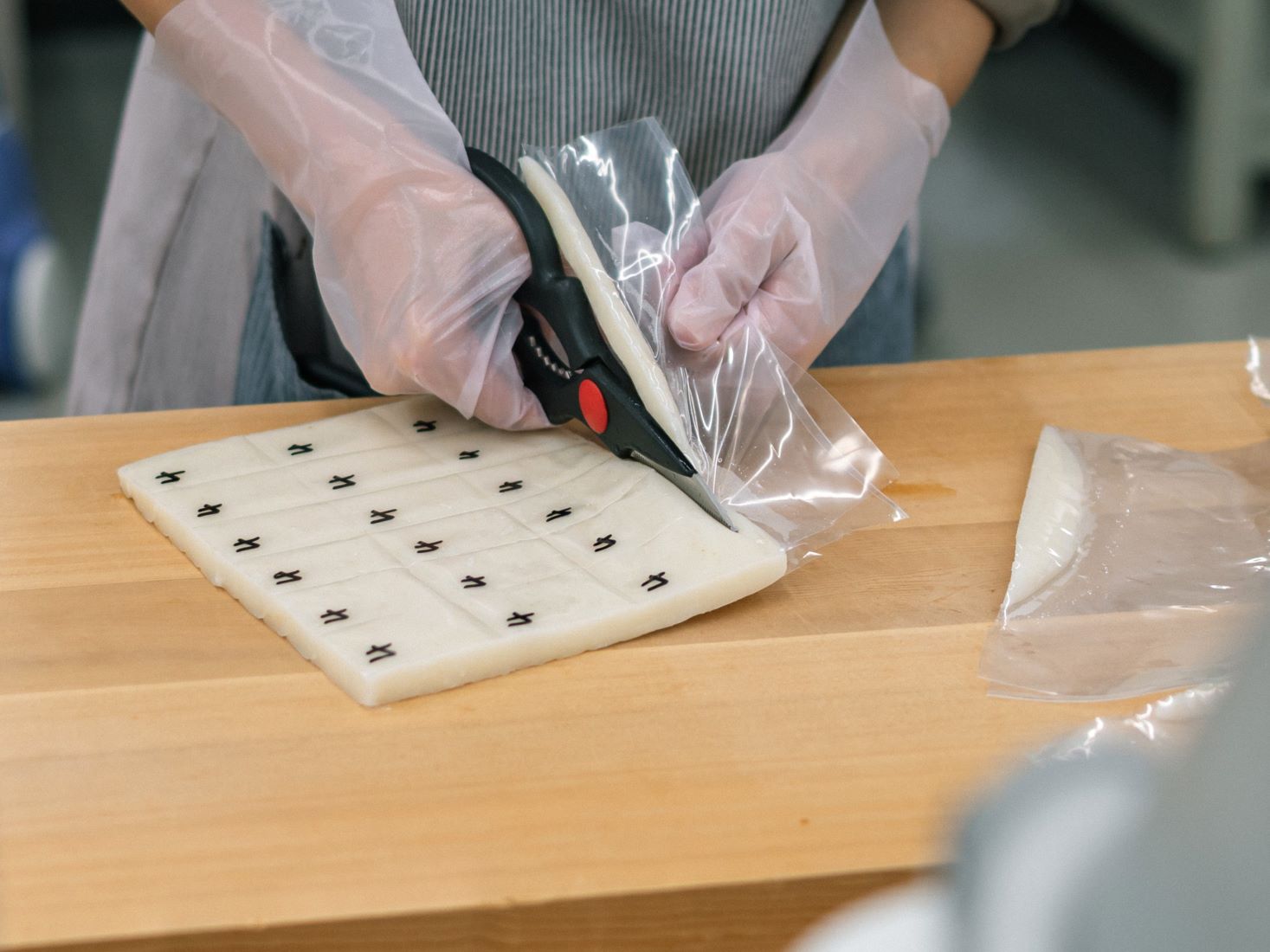 切りもちの切り出し