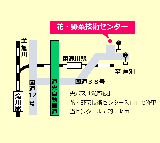花野菜技術センター近郊の地図